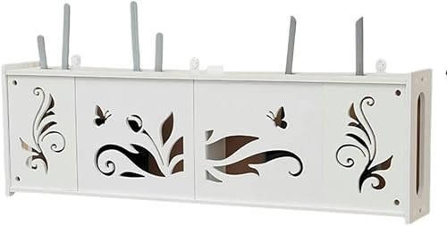 GZYHDC router aufbewahrungsbox schwebende regale router routerregal wlan aufbewahrungsbox steckdosen set drahtsteckdosen oberer box wandregal abschirmbox von GZYHDC