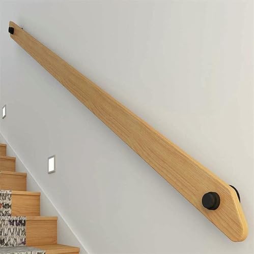 Solidholz Kiefer Treppenbahn Kit - Rutschschutz Handgelenk Für Verbesserte Stabilität Auf Treppen, Lofts & Bars von GZYHDC