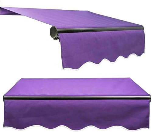 Strapazierfähiger 280 g Polyester-Markisenstoff, Ersatz für Außenbereich, Garten, Terrasse, Balkon, kein Teleskoparm im Lieferumfang enthalten Strapazierfähiger 280 g Polyester-Markisenstoff, Ersatz für Außenbereich, Garten, Terrasse, Balkon, kein Teleskoparm im Lieferumfang enthalten von GZYHDC