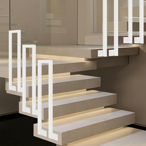 Treppenhandläufe Leitplanke, Übergangshandlauf Lattenrost für Zement Betontreppen und Holzstufen - Treppengeländer Handläufe Geländer für Condo Loft Villa Garten Treppenhandläufe Leitplanke, Übergangshandlauf Lattenrost für Zement Betontreppen und Holzstufen - Treppengeländer Handläufe Geländer für Condo Loft Villa Garten von GZYHDC