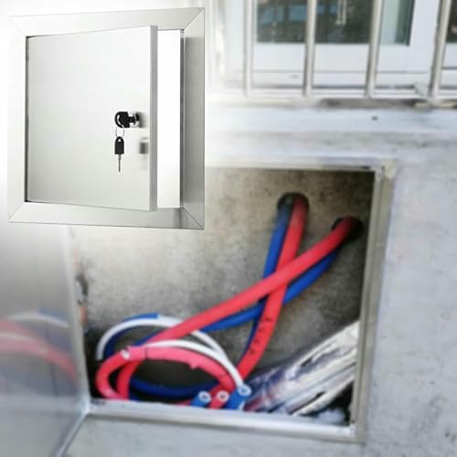 Zugangsplatte für Gipsplatten mit Edelstahlschloss, Eingebettete Zugangstüren für Garage/Küche, dekorative Abdeckung von GZYHDC