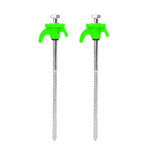 10/8/4/2 Stück Schraubanker-Zeltpflöcke 20 Cm Kohlenstoffstahl-Zeltpflöcke Spike-Haken Campingzeltnagel Spiraltyp-Überdachungspflöcke For Den Außenbereich(Green - 2pcs) von GZZBDGFIY