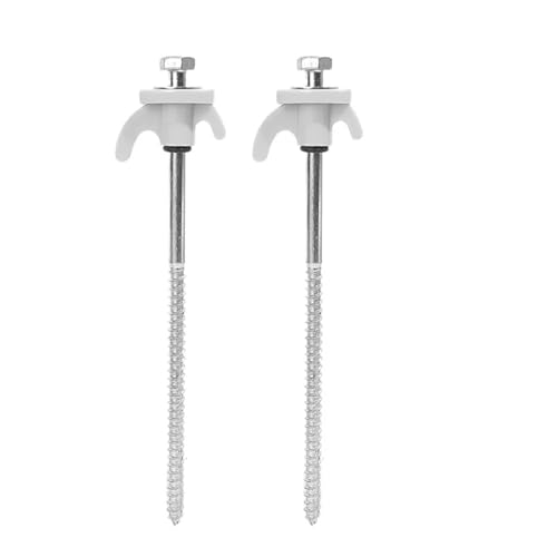 10/8/4/2 Stück Schraubanker-Zeltpflöcke 20 Cm Kohlenstoffstahl-Zeltpflöcke Spike-Haken Campingzeltnagel Spiraltyp-Überdachungspflöcke For Den Außenbereich(White - 2pcs) von GZZBDGFIY