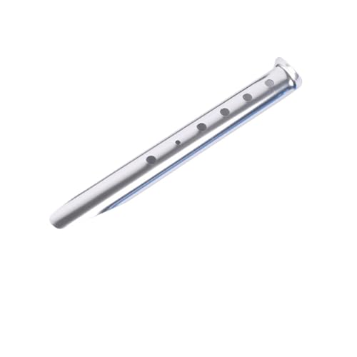 10 Stück Strand U-förmige Zeltzubehörpfähle Aluminiumlegierung Camping Zeltheringe Outdoor Camping Wandern Strand Schnee Sand Boden Zelt(Silver) von GZZBDGFIY