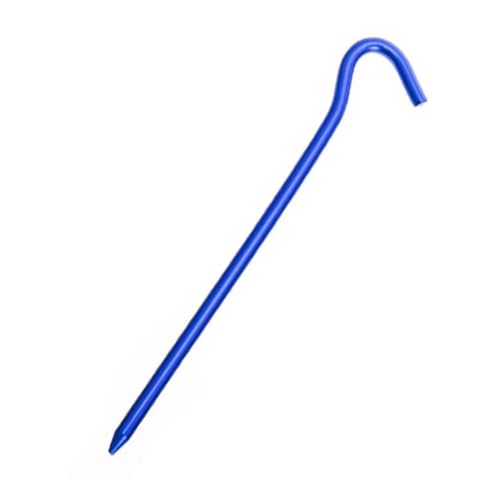 10 Teile/los 18cm Heringe Aluminium Runde Zelt Hering Legierung Heringe Outdoor Nägel Zelt Zubehör(Blue) von GZZBDGFIY