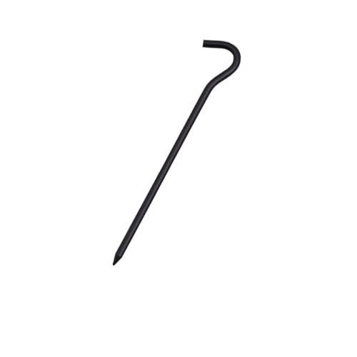 1PC 18cm Aluminium Legierung Zelt Nagel Mit Haken Outdoor Camping Stakes Boden Zelt Heringe For Hängematte Markise Baldachin Wandern Zubehör(White) von GZZBDGFIY