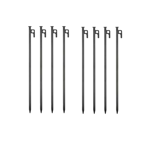 4/8/12/16er-Pack Zeltheringe, Robuste Metall-Zeltheringe For Camping, Stahl-Zeltheringe, 20/30/40 Cm(40CM-8PCS) von GZZBDGFIY