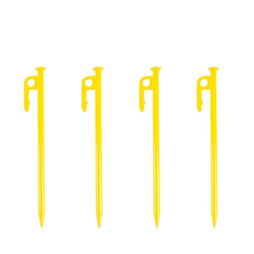 4 Stück Outdoor Verdickter Und Verlängerter Bodennagel Camping Winddichter Fester Nagel Baldachin Strand Großes Zelt Camping Nagel Stahlnagel(Yellow 40 cm) von GZZBDGFIY