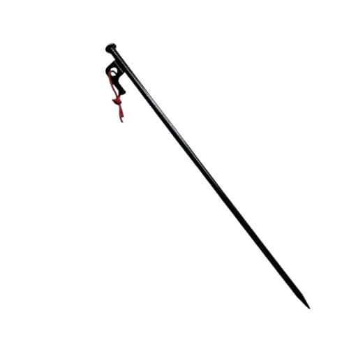 40 Cm Stahl-Zelthering, 30 Cm Metallischer Bodennagel, 20 Cm Eisenpfähle, Outdoor-Camping-Vordach, Sonnenschutz, Überdach, Plane, Zubehör(40cm-2pcs) von GZZBDGFIY