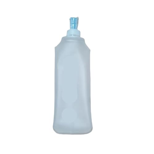 500 Ml Soft Flask Faltbare Wasserflasche TPU BPA-frei Outdoor Sport Tragbarer Wasserbeutel Laufen Camping(500ML-02) von GZZBDGFIY