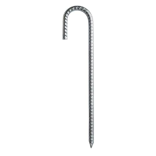 Bewehrungsstäbe, Metallzaunstäbe, Verzinkter Stahl, Bodenanker For Campingzelt, Trampolin, Fußballtore, Hof, Garten(1pcs) von GZZBDGFIY
