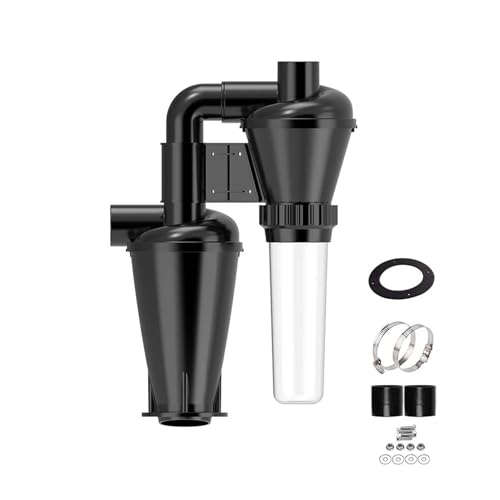 Doppelfiltrations-Zyklon-Staubsammler, 50 Mm/2 Zoll DIY-Turbofilter For Die Holzbearbeitung, Industrieseparator, Sammelsauger(A set of filtration) von GZZBDGFIY