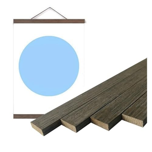 GZZBDGFIY Bilderrahmen, 8 Farben Erhältlich, Größen 30x40 Und 50x70 cm for Poster, Mit Einem Schwarz-weißen Fotorahmen Aus Teakholz(Black Walnut,30cm Long) von GZZBDGFIY
