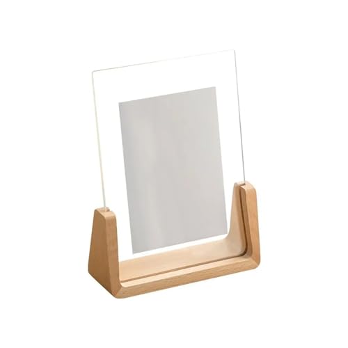 GZZBDGFIY Bilderrahmen, Home Decoration Acryl-Fotorahmen, Transparenter U-förmiger Fotohalter Walnuss/Buche Kreativer Holzrahmen(10.2x15.2cm-1) von GZZBDGFIY