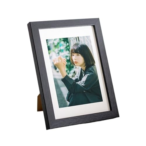 GZZBDGFIY Holz-Fotorahmen, 10 X 15, 15 X 20, 20 X 25, A4-Vintage-Rahmen, Geeignet for Präsentieren Von Fotos, Erinnerungsgeschenken, Anwendbar for Wände(Black Frame,15X20cm 8inch) von GZZBDGFIY