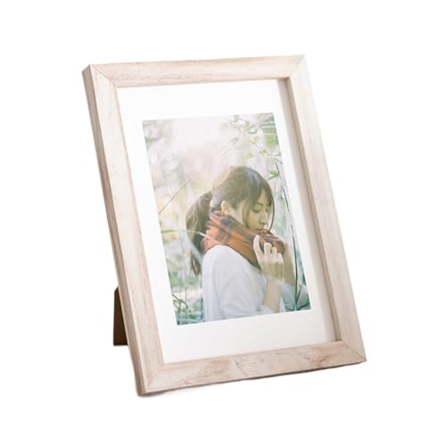 GZZBDGFIY Holz-Fotorahmen, 10 X 15, 15 X 20, 20 X 25, A4-Vintage-Rahmen, Geeignet for Präsentieren Von Fotos, Erinnerungsgeschenken, Anwendbar for Wände(Old White,13X18cm 7inch) von GZZBDGFIY