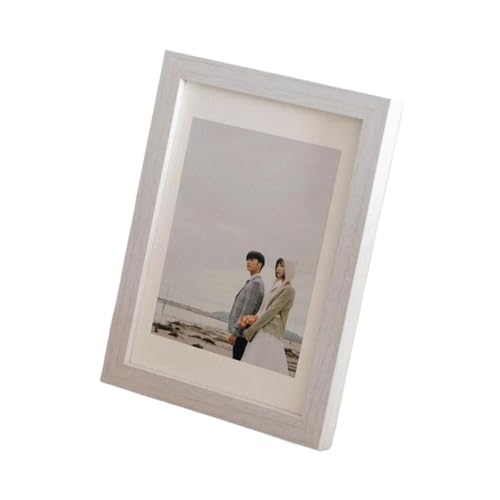 GZZBDGFIY Holz-Fotorahmen, 10 X 15, 15 X 20, 20 X 25, A4-Vintage-Rahmen, Geeignet for Präsentieren Von Fotos, Erinnerungsgeschenken, Anwendbar for Wände(White Frame,A4 21X30cm) von GZZBDGFIY