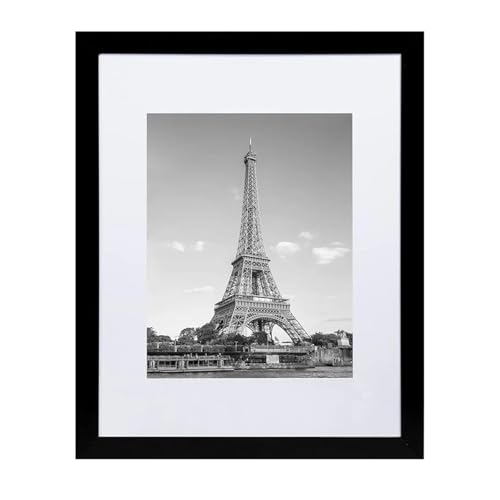 GZZBDGFIY Schwarzer PVC-Bilderrahmen, Größe 12 X 16 Zoll, Konzipiert for Vertikale Oder Horizontale Anzeige, Geeignet for Moderne Wohn- Und Bürobereiche(1pcs) von GZZBDGFIY