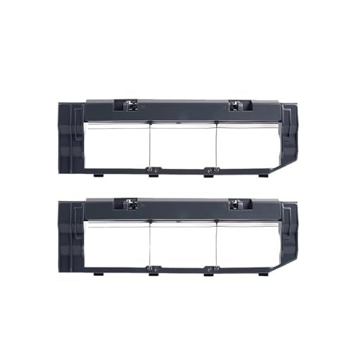 Hauptbürstenabdeckung For Roboterstaubsauger, Kompatibel Mit Roborock S5 S50 S51 S55 S6 S5 Max S6 MaxV S6 Pure, Ersatz-Ersatzteil For Zubehörabdeckung(2PC black) von GZZBDGFIY