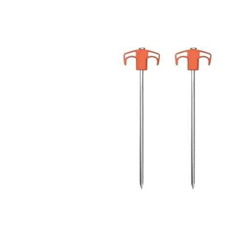 Zelthering Mit Verzinktem Eisennagel, Kompatibel Mit Naturehike NH21YW133, Passend For Den Strand Im Freien, 2 Stück(Orange (0.223kg)) von GZZBDGFIY