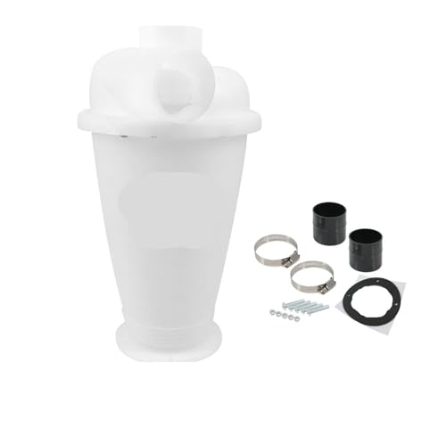 Zyklonabscheider ID 50 Mm Staubsauger Zyklon-Staubsammler DIY Turbolader-Holzbearbeitungsfilter For Entfernen Von Schnitzstaub(Black) von GZZBDGFIY