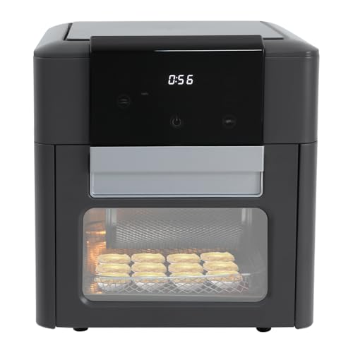 1600W Elektroofen 33×33.3×36CM Heißluftfritteuse Klar Sichtbares Fenster 12L Ofen LED-Touchscreen Minibackofen Gute Wärmeableitung Heißluftofen für Küchen, Bäckereien,Snackbars 1600W Elektroofen 33×33.3×36CM Heißluftfritteuse Klar Sichtbares Fenster 12L Ofen LED-Touchscreen Minibackofen Gute Wärmeableitung Heißluftofen für Küchen, Bäckereien,Snackbars von Gaabungky