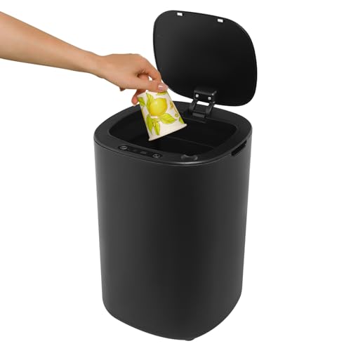 Gaabungky Smart Sensor Behälter 12L/16L Automatik Touchless Mülleimer Intelligenter Sensor-Mülleimer Verstecktes Müllbeutel-Design Abfalleimer für Küchen, Schlafzimmern (Schwarz, 12L Abfallbehälter) Gaabungky Smart Sensor Behälter 12L/16L Automatik Touchless Mülleimer Intelligenter Sensor-Mülleimer Verstecktes Müllbeutel-Design Abfalleimer für Küchen, Schlafzimmern (Schwarz, 12L Abfallbehälter) von Gaabungky