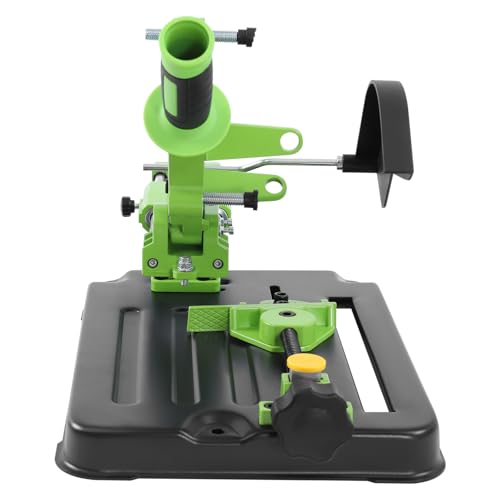 Winkelschleifer Halterung Zubehör 25 * 34 * 31cm/33 * 25 * 30cm Arbeitsersparnis 45° Winkelschleifmaschine Ständer Arbeitsersparnis Multifunktionale Desktop-Zugstange für Hause, Industrie (grün) von Gaabungky