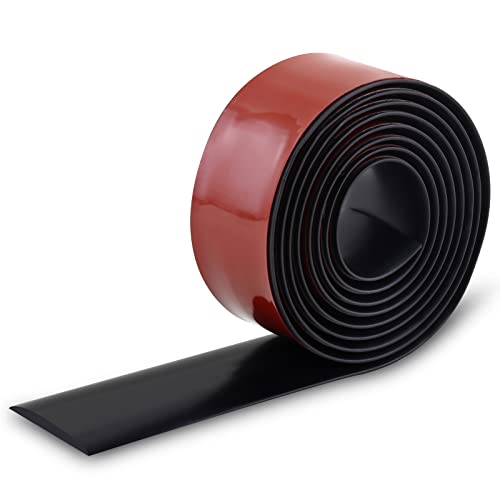 Peel and Stick Bodenübergangsstreifen, selbstklebender flacher Trennstreifen zum Verbinden von Bodenlücken, Teppich zu Fliesen Übergang Kanten Trim (Abdeckspalt innerhalb 5cm) von Gaahing