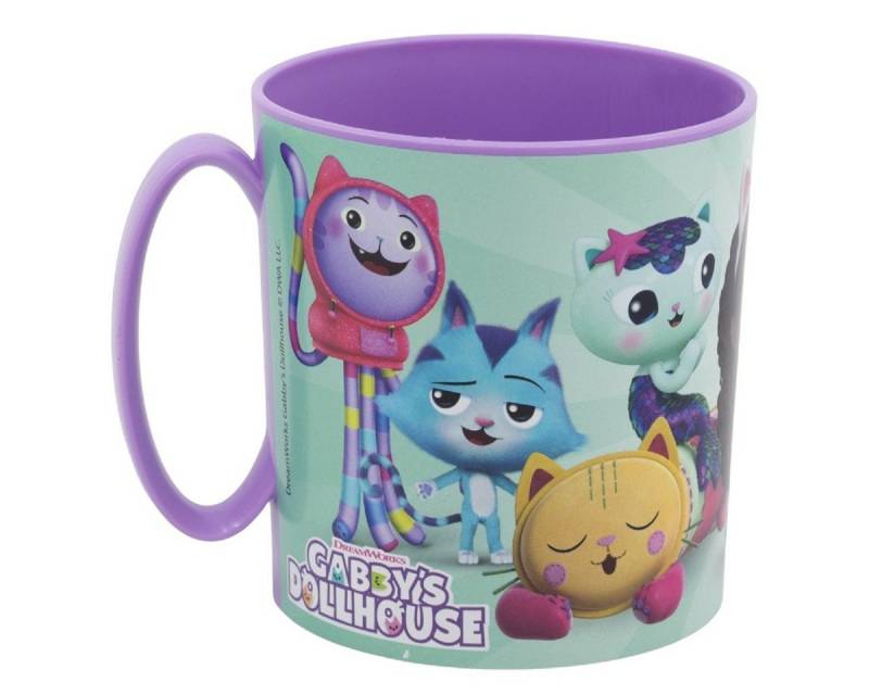 Gabby's Dollhouse Becher - Mikrowellengeeigneter Kunststoffbecher 390 ml – für Kinder, perfekt für Kinderhände, besonders leicht Gabby's Dollhouse Becher - Mikrowellengeeigneter Kunststoffbecher 390 ml – für Kinder, perfekt für Kinderhände, besonders leicht von Gabby's Dollhouse