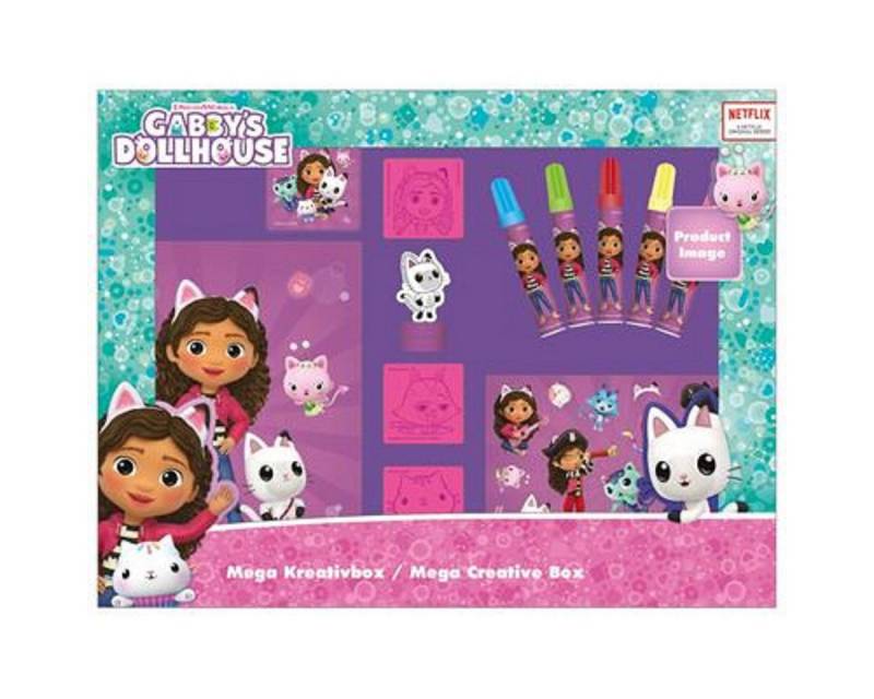Gabby's Dollhouse Malpalette Gabby's Dollhouse Kreativ Box für Schule und Freizeit von Gabby's Dollhouse