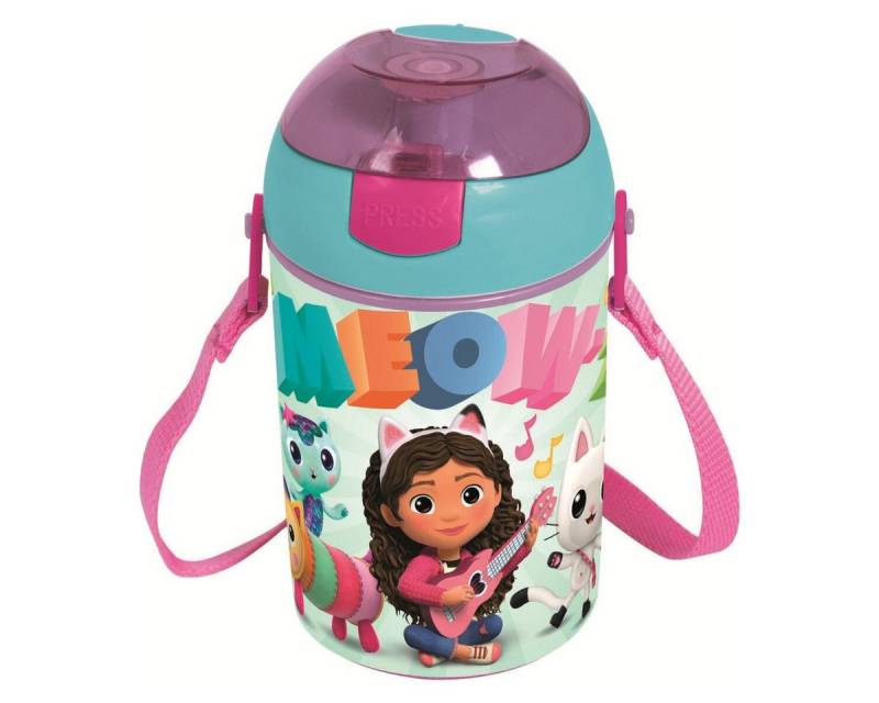 Gabby's Dollhouse Trinkflasche Gabby's Dollhouse Meow Sportflasche, 450 ml von Gabby's Dollhouse