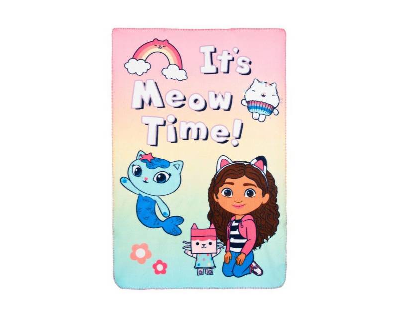Wohndecke Gabby’s Dollhouse Fleecedecke 100x150cm Meow Time, Gabby's Dollhouse, Geschenkidee für Mädchen und Jungen Wohndecke Gabby’s Dollhouse Fleecedecke 100x150cm Meow Time, Gabby's Dollhouse, Geschenkidee für Mädchen und Jungen von Gabby's Dollhouse