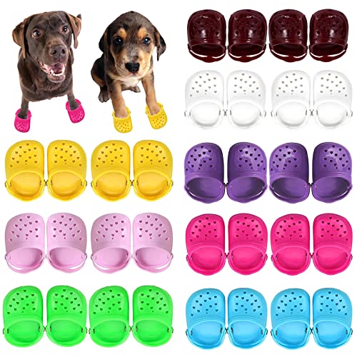 Hundesandalen, 8 Farben optional, Welpenschuhe Crocs, Haustier-Sandalen für kleine Hunde, Haustier-schöne Schuhe zum Fotografieren, Katzenschuhe für den Sommer, grün von GabeFish
