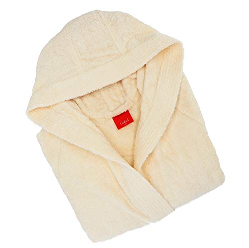 Gabel 09300 703 Bademantel für Erwachsene, 100% Baumwolle. 1x1x1 cm Beige (5b) von Gabel