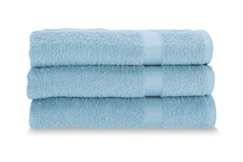 Gabel handtücher, Baumwolle, Himmelblau, 60 x 100 cm, 3 von Gabel