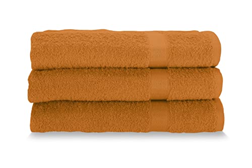 Gabel Handtücher aus Reiner Baumwolle, 60 x 100 cm, gebrannt, 3 Stück von Gabel