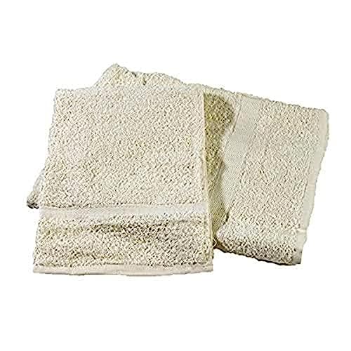 Gabel Handtuch-Set mit Gästehandtuch, Uni, 100% Baumwolle, 3,3 x 27 x 36 cm 3.3x27x36 cm Ecru' von Gabel