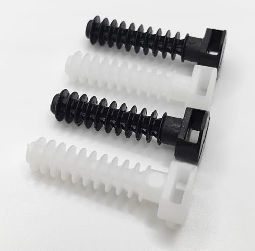Gabex® 100 bis 1000 Stück Flanschdübel 8x40 mm Dübel für Kabelbinder bis 9 mm Breite (100 Stück, schwarz) von Gabex