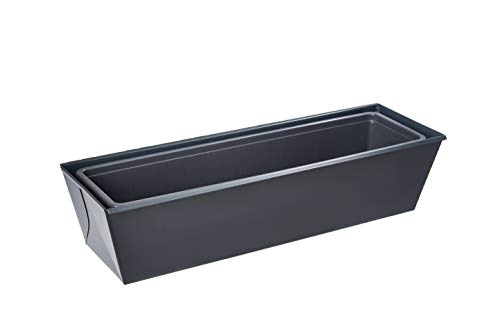 Gabioka flowerbox Standard 60cm für Gabionen aus Doppelstabmatten und Doppelstabmattenzäune/Hängekasten/Pflanzkasten (1, anthrazit bepulvert) von Gabioka