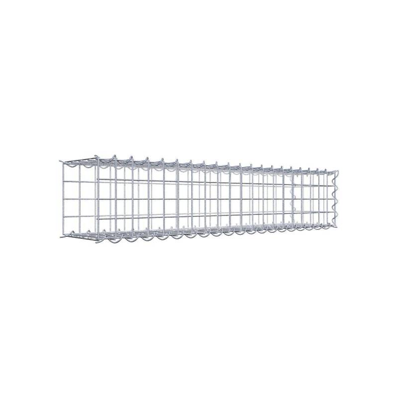 Anbaugabione Typ 2 100 cm x 20 cm x 20 cm (L x H x T), Maschenweite 5 cm x 5 cm, Spirale