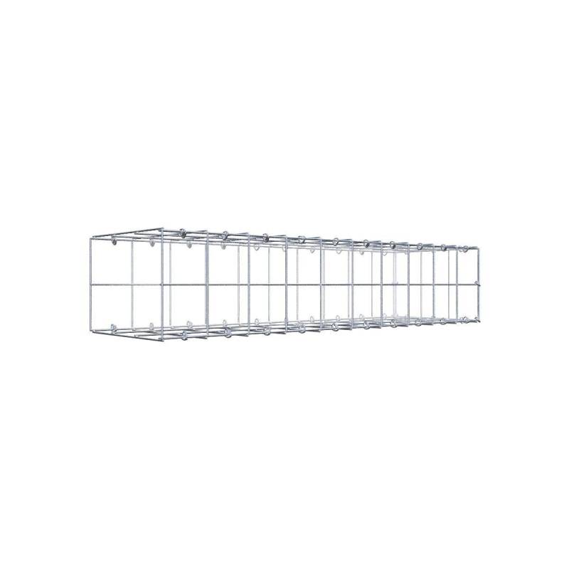 Anbaugabione Typ 2 100 cm x 20 cm x 30 cm (L x H x T), Maschenweite 10 cm x 10 cm, C-Ring