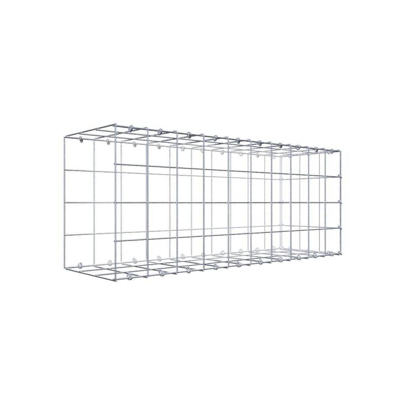 Anbaugabione Typ 2 100 cm x 40 cm x 30 cm (L x H x T), Maschenweite 10 cm x 10 cm, C-Ring