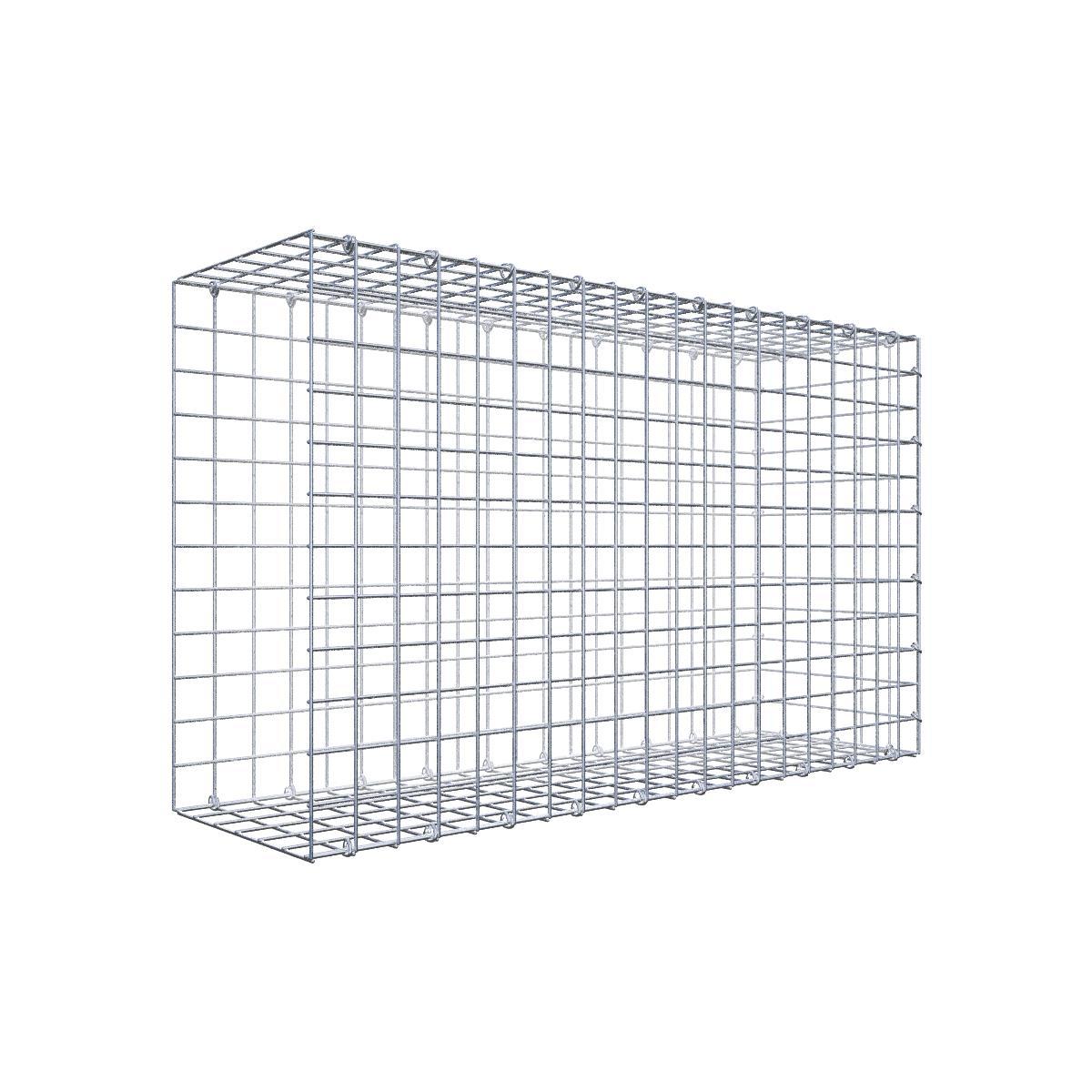 Anbaugabione Typ 2 100 cm x 60 cm x 30 cm (L x H x T), Maschenweite 5 cm x 5 cm, C-Ring
