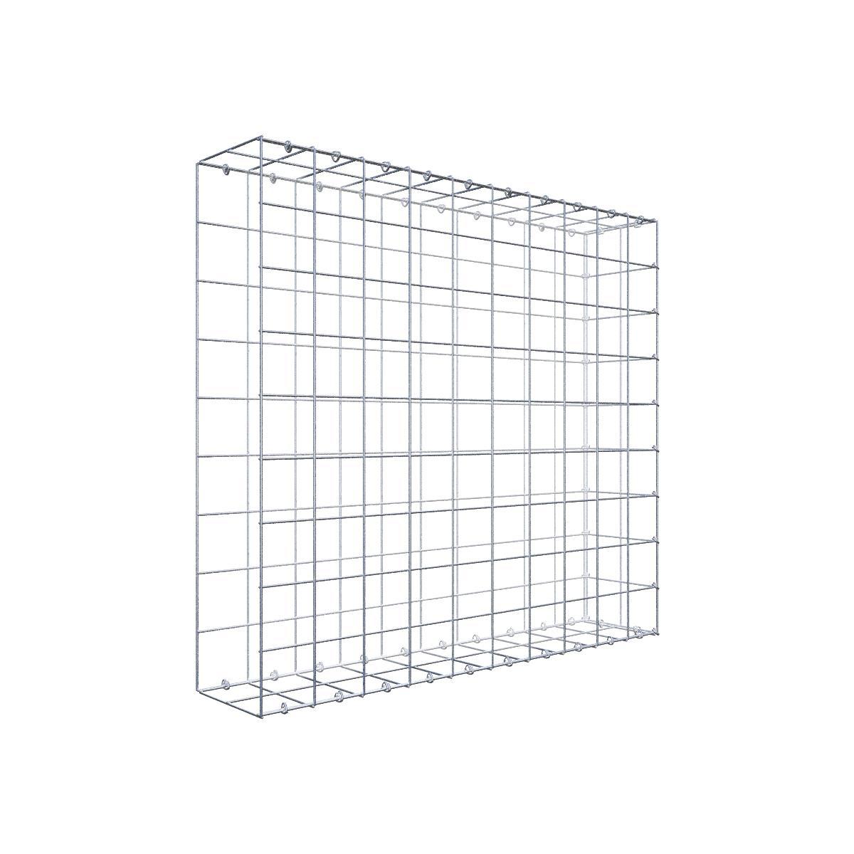 Anbaugabione Typ 2 100 cm x 90 cm x 20 cm (L x H x T), Maschenweite 10 cm x 10 cm, C-Ring