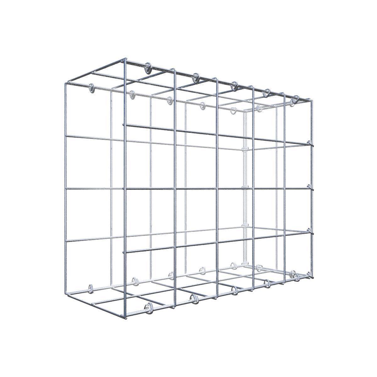 Anbaugabione Typ 2 50 cm x 40 cm x 20 cm (L x H x T), Maschenweite 10 cm x 10 cm, C-Ring