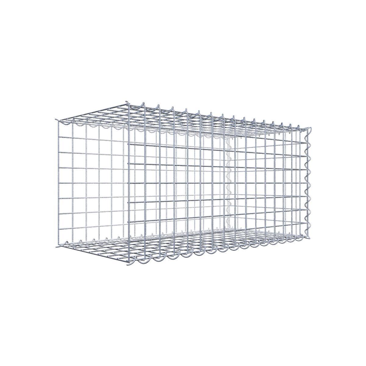 Anbaugabione Typ 2 80 cm x 40 cm x 40 cm (L x H x T), Maschenweite 5 cm x 5 cm, Spirale