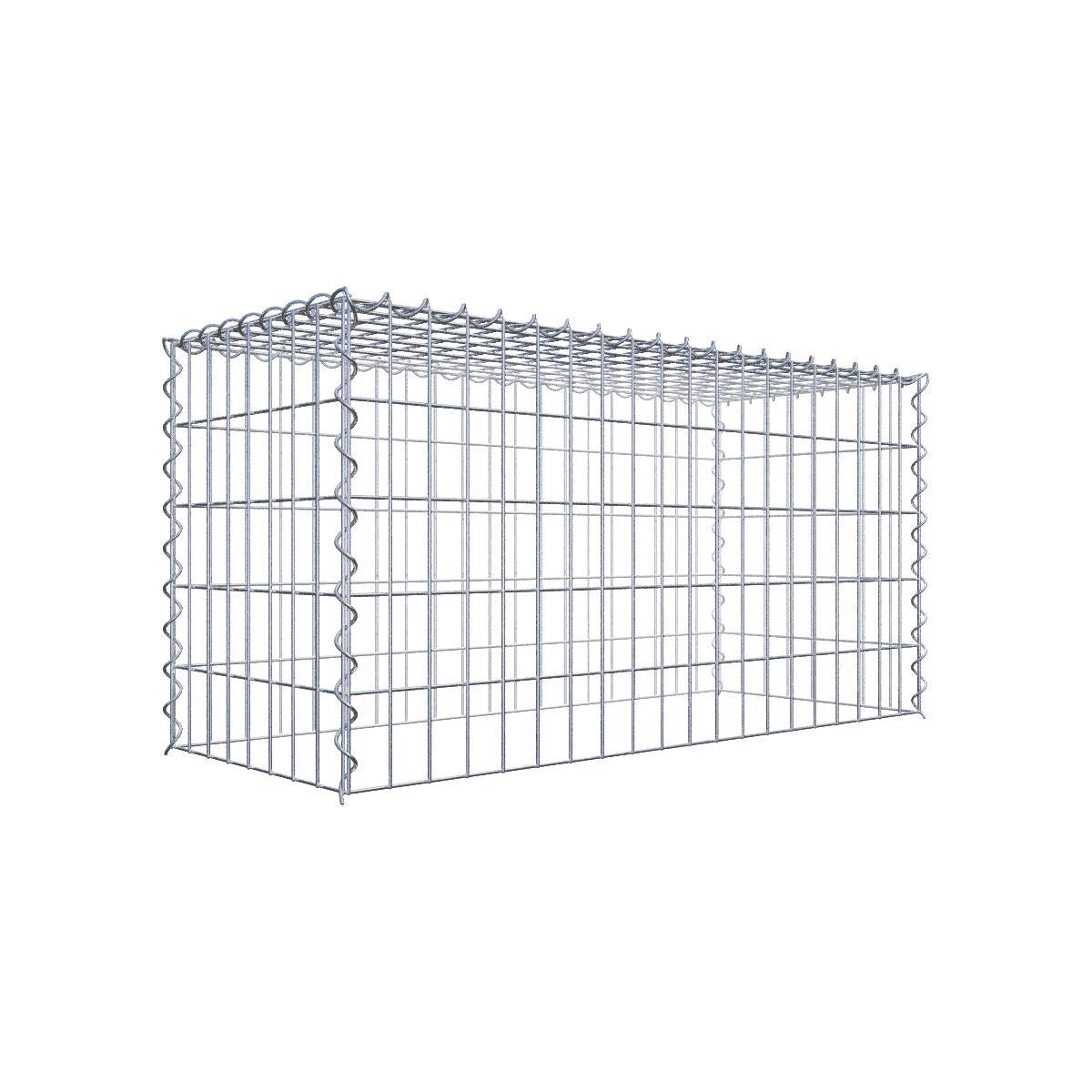 Anbaugabione Typ 3 100 cm x 50 cm x 40 cm (L x H x T), Maschenweite 5 cm x 10 cm, Spirale