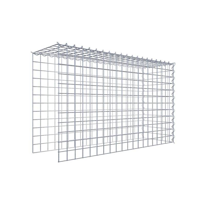 Anbaugabione Typ 4 100 cm x 60 cm x 30 cm (L x H x T), Maschenweite 5 cm x 5 cm, Spirale