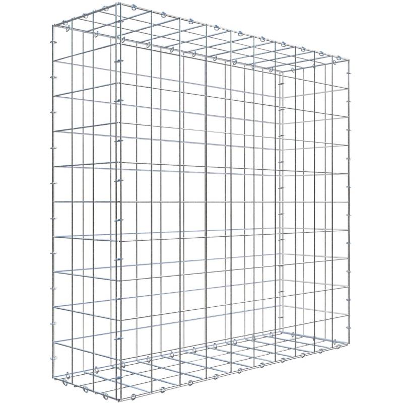 Gabiona C-Ring-Gabione 100 x 100 x 30 cm Maschenw 10 x 10 cm von Gabiona